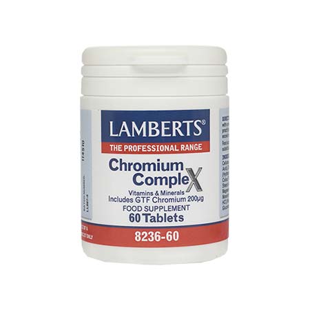 Lamberts Chromium Complex 200μg 60 tabs
