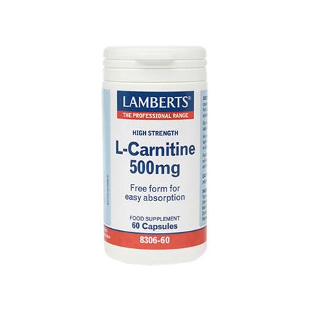 Lamberts L-Carnitine 500mg 60 caps