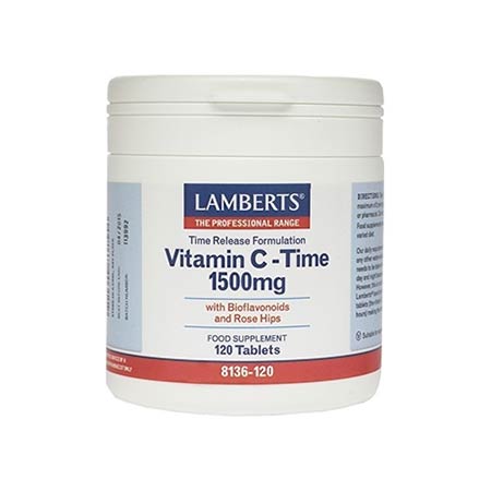 Lamberts Vitamin C Time Release 1500mg 120 tabs