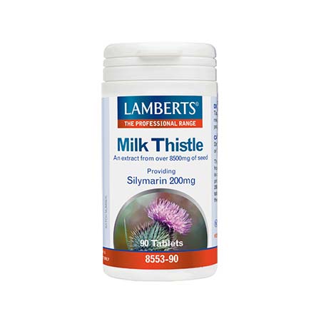 Lamberts Milk Thistle 8500mg (Silymarin 200mg) 90tabs