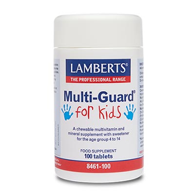 Lamberts Multi-Guard For Kids Παιδικές Πολυβιταμίνες Για Παιδιά 4-14 ετών 100tabs