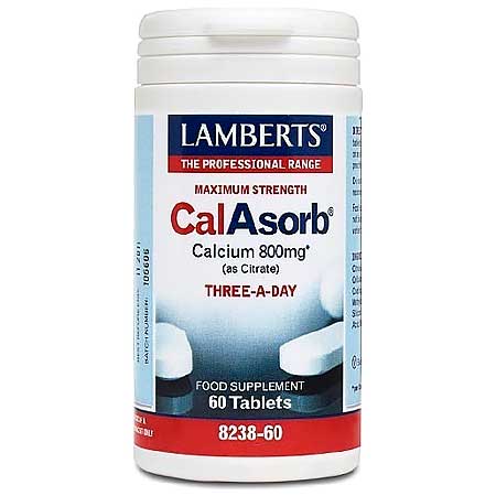 Lamberts Calasorb Calcium 800mg 60 ταμπλέτες