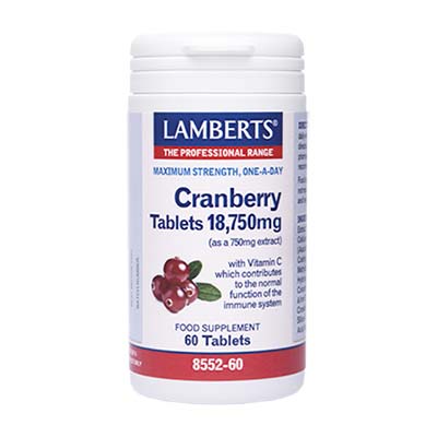 Lamberts Cranberry 18.750mg 60tabs