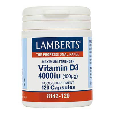 Lamberts Vitamin D3 4000iu (100μg) 120caps