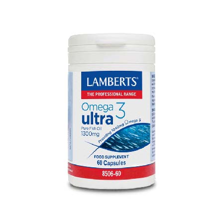 Lamberts Omega 3 ULTRA Pure Fish Oil 1300mg 60caps