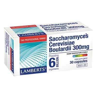 Lamberts Saccharomyces Cerevisiae Boulardi 300mg 30 caps