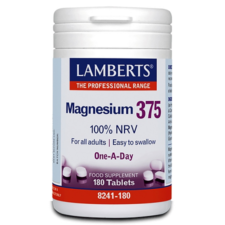 Lamberts Magnesium 375 100% NRV 180 ταμπλέτες