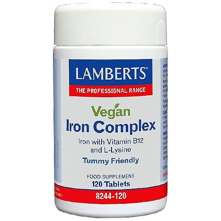 Lamberts Vegan Iron Complex 120 κάψουλες