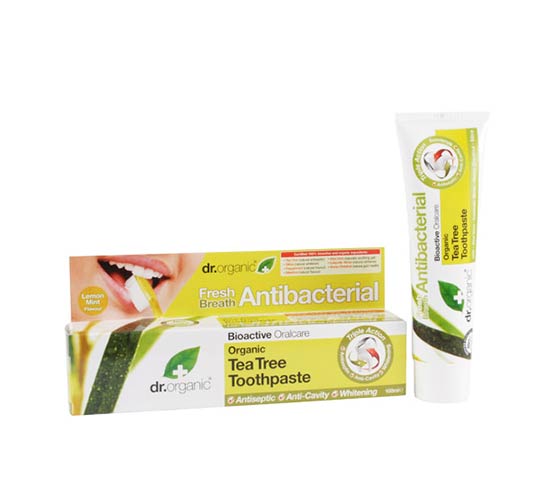 Dr Organic Tea Tree Toothpaste Antibacterial 100ml