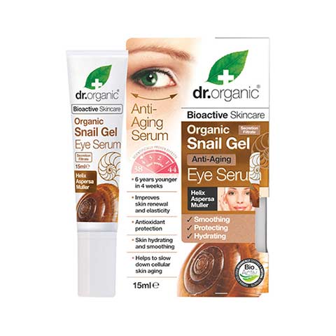 Dr Organic Snail Gel Anti-Aging Eye Serum, 15ml