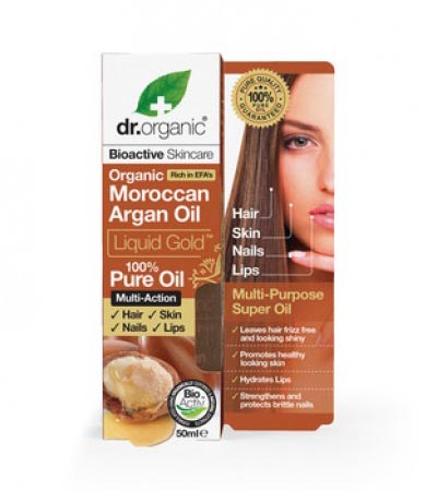 Dr Organic Argan Oil Liquid Gold Pure Oil 50ml