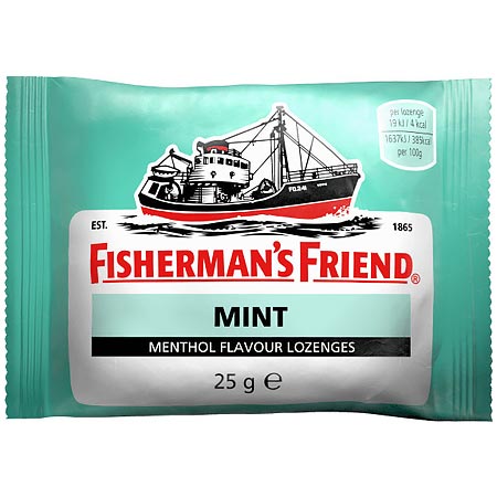 Fishermans friend καραμέλες Extra Strong Mint / Πολύ Δυνατή Μέντα (πράσινο)