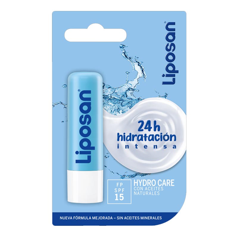 Liposan Hydro Care SPF15 Ενυδατικό Χειλιών χωρίς Χρώμα 4.8g