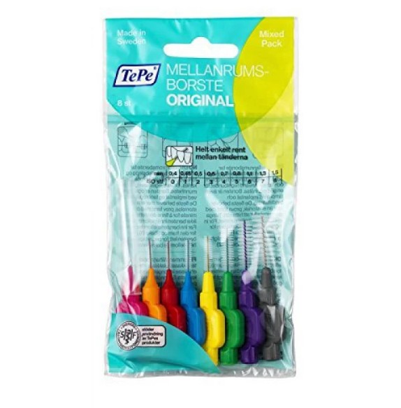TePe Interdental Brushes All Sizes 8τμχ