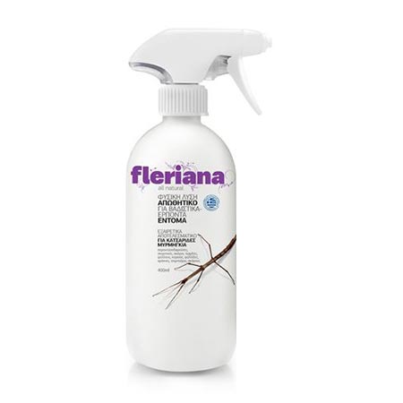 Fleriana Απωθητικό για Κατσαρίδες & Μυρμήγκια με Ελαιο Γερανιόλης 400ml