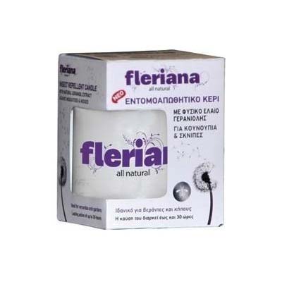 Power Health	Fleriana all natural Εντομοαπωθητικό κερί με φυσικό έλαιο γερανιόλης 130gr