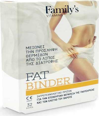 Power Health Fat Binder Συμπλήρωμα Διατροφής για Μείωση του Σωματικού Βάρους 32caps