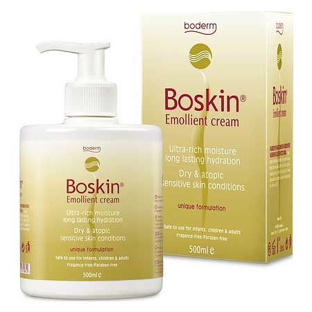 Boderm Boskin Emollient Cream Μαλακτική Κρέμα Σώματος για Ξηρό Δέρμα 500 ml