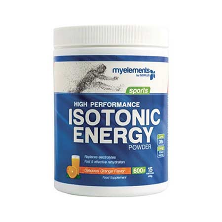 My Elements High Performance Isotonic Energy Powder Orange flavor 600g