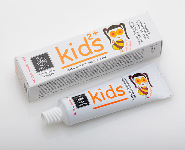 APIVITA ΟΔΟΝΤΟΚΡΕΜΑ KIDS 2+ ΜΕ ΡΟΔΙ & ΠΡΟΠΟΛΗ 50ML