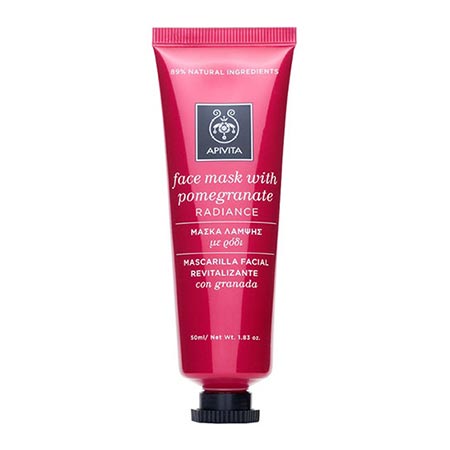 Apivita Face Mask - Μάσκα αναζωογόνησης & λάμψης με ρόδι 50ml