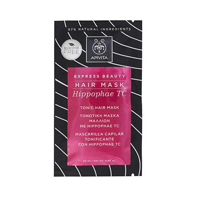 Apivita Express Beauty Hair Mask Hippophae TC Τονωτική Μάσκα Μαλλιών 20ml