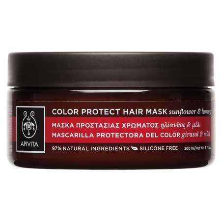 Apivita Hair Mask Προστασίας Χρώματος με Ηλίανθο & Μέλι 200ml