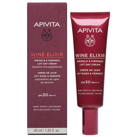 Apivita Wine Elixir Αντιρυτιδική Κρέμα για Σύσφιξη & Lifting SPF30 Πλούσιας Υφής 40ml