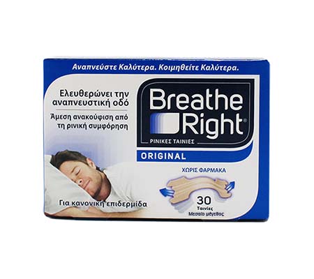 Breathe Right Medium Ρινικές Ταινίες 30τεμ.