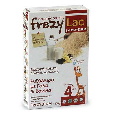 FREZYLAC ΡΥΖΑΛΕΥΡΟ ΜΕ ΓΑΛΑ ΚΑΙ ΒΑΝΙΛΙΑ  200gr