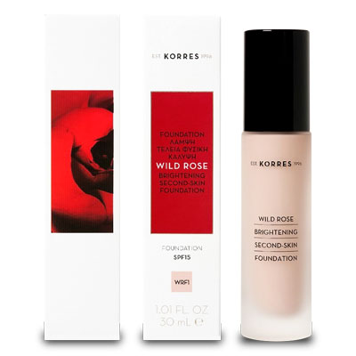 Korres Wild Rose Foundation SPF15 WRF1 30ml