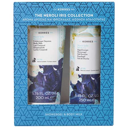 Korres The Neroli Iris Collection Showergel 250ml + Body Milk 200ml