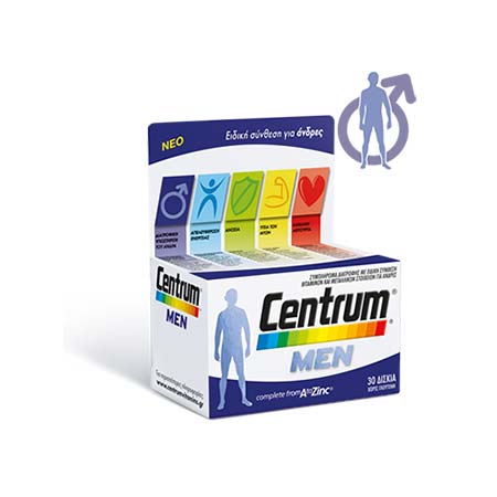 Centrum MEN A to Zinc 30 δισκία