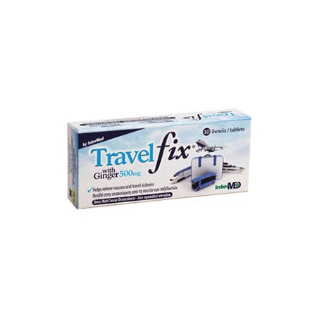 Intermed Travel Fix with Ginger 500mg 10tabs