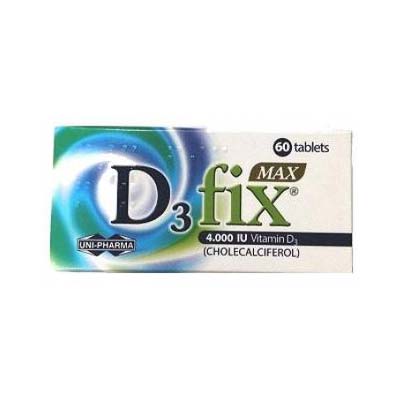 Unipharma D3 Fix Max 4000iu 60tabs