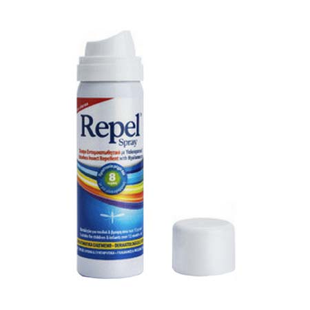 Uni-Pharma Repel Άοσμο Εντομοαπωθητικό Spray με Υαλουρονικό 150ml