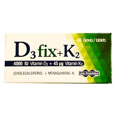 Unipharma D3 Fix 4000iu + K2 45mg 60caps