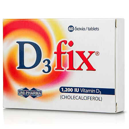 Unipharma D3 Fix 1200iu 60tabs