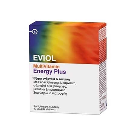 Eviol MultiVitamin Energy Plus 30 μαλακές κάψουλες