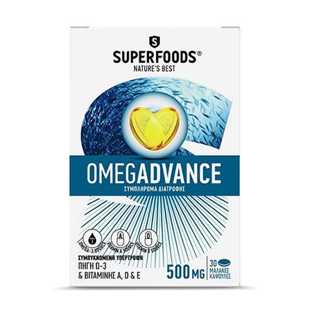 Superfoods Omegadvance 500mg 30 soft caps