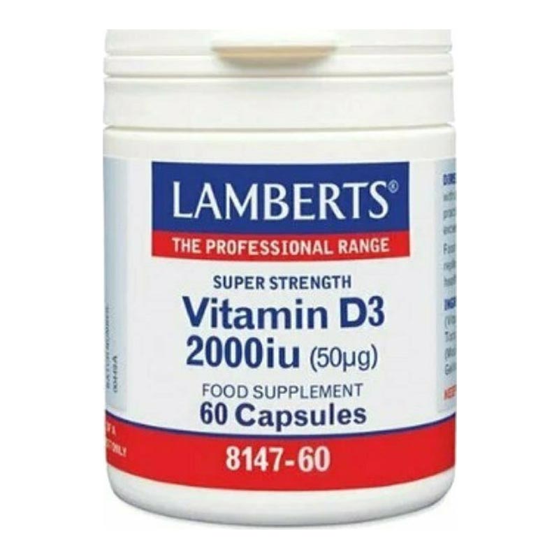Lamberts Vitamin D3 2000iu (50mg) 60 κάψουλες