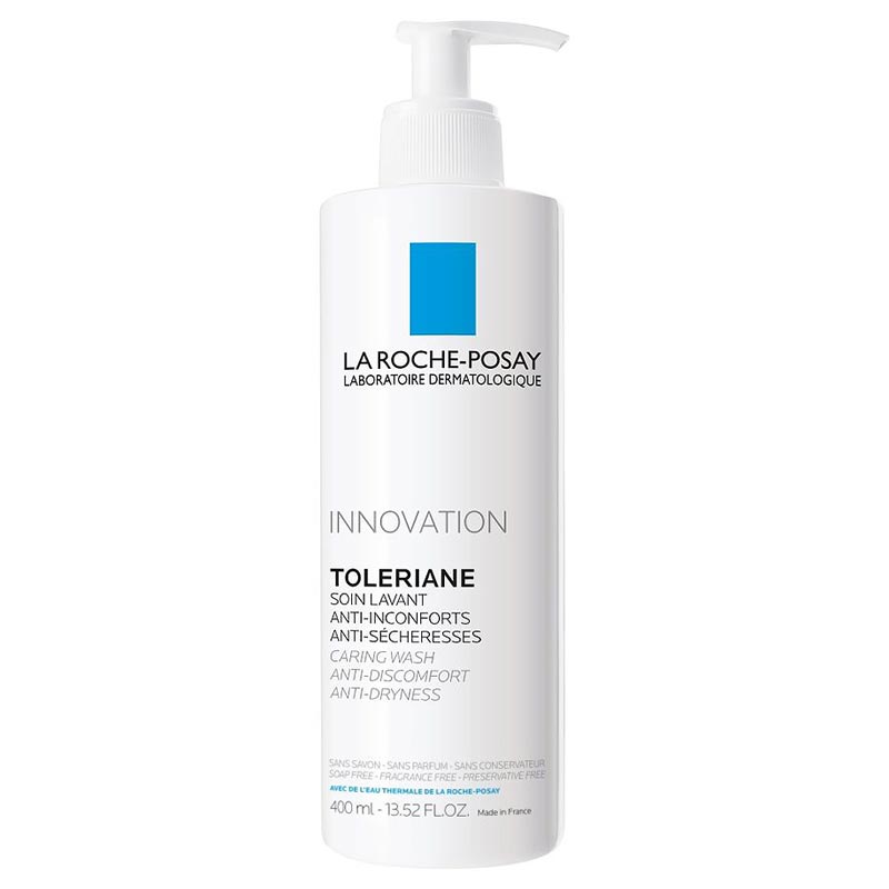 La Roche Posay Toleriane Caring Wash Καθαρισμός Προσώπου για την Ευαίσθητη Επιδερμίδα, 400ml