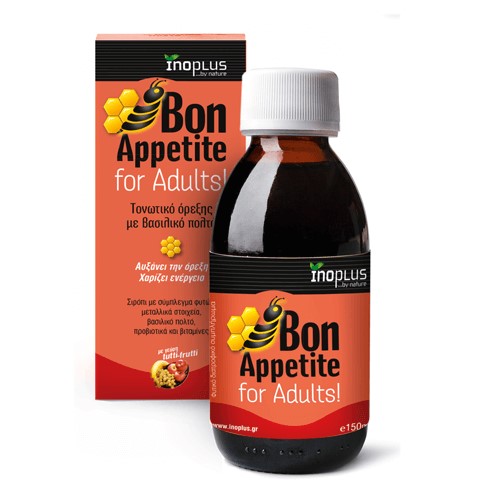 Inoplus Bon Appetite For Adults Σιρόπι για Ενήλικες για Ενέργεια και Ευεξία, 150ml