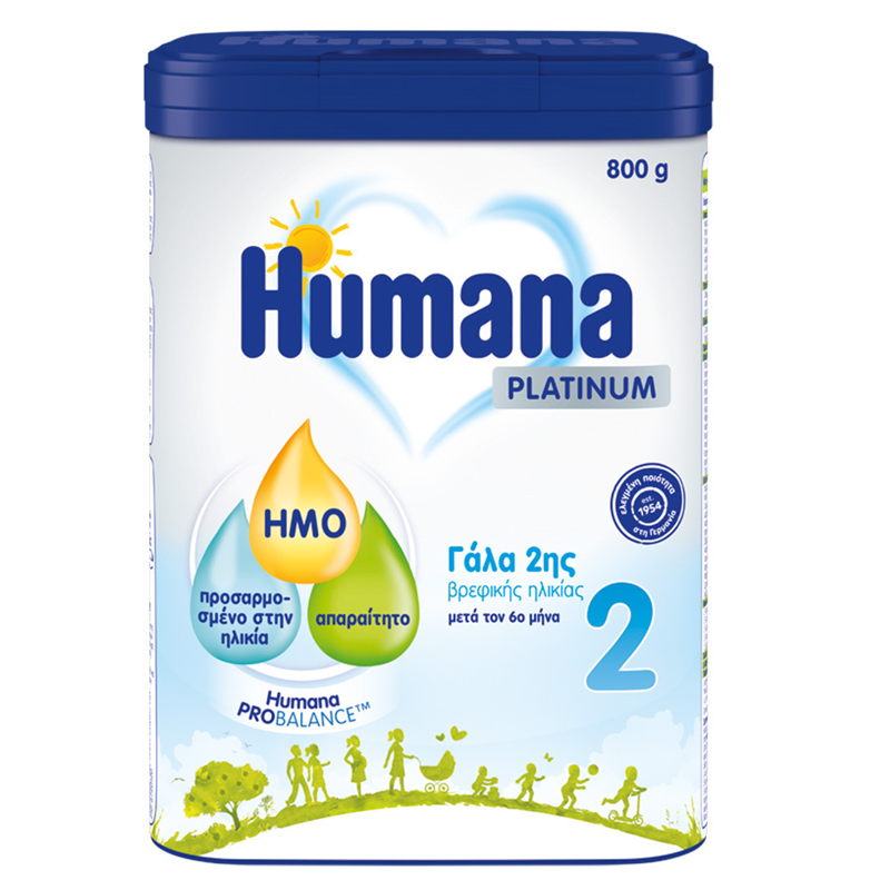 Humana PLATINUM 2 Γάλα σε Σκόνη 6m+ 800gr