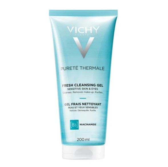 Vichy Purete Thermale Gel Καθαρισμού Προσώπου & Ματιών, 200ml