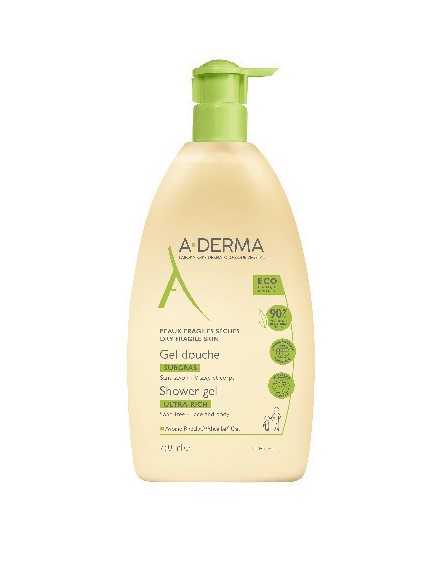 A-Derma Douche Surgras Ultra Rich Shower Gel Καθαρισμού Για Ξηρές Επιδερμίδες Για Πρόσωπο - Σώμα 750ml