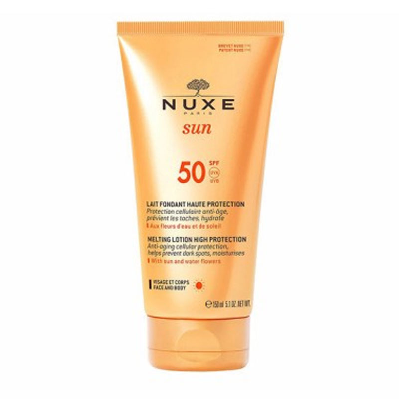 Nuxe Sun Melting Lotion High Protection SPF50 Αντηλιακό Γαλάκτωμα Προσώπου - Σώματος 150ml