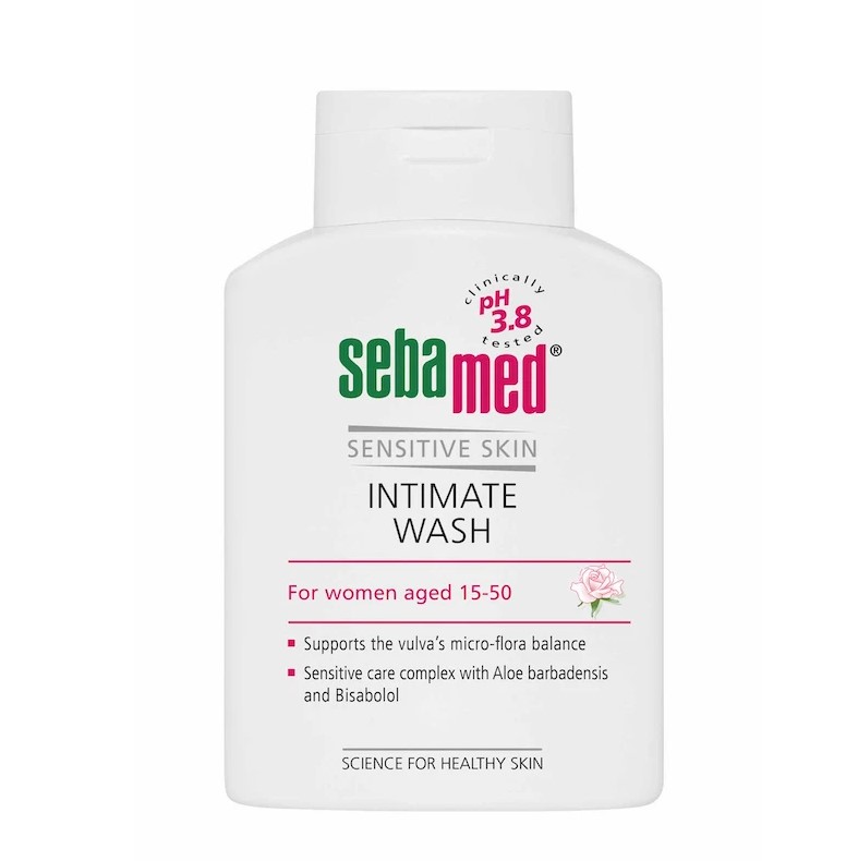 Sebamed Feminine Intimate Wash Sensitive pH 3.8 Υγρό Καθαρισμού για την Ευαίσθητη Περιοχή για Γυναίκες 15-50 Ετών 200ml