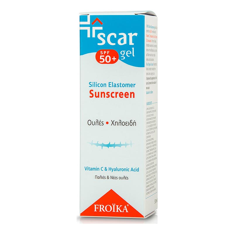 Froika Scar Gel SPF50+ Αντηλιακό gel σιλικόνης κατά των ουλών 30ml