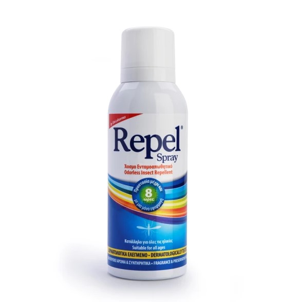 Repel Spray, Άοσμο Εντομοαπωθητικό 100ml